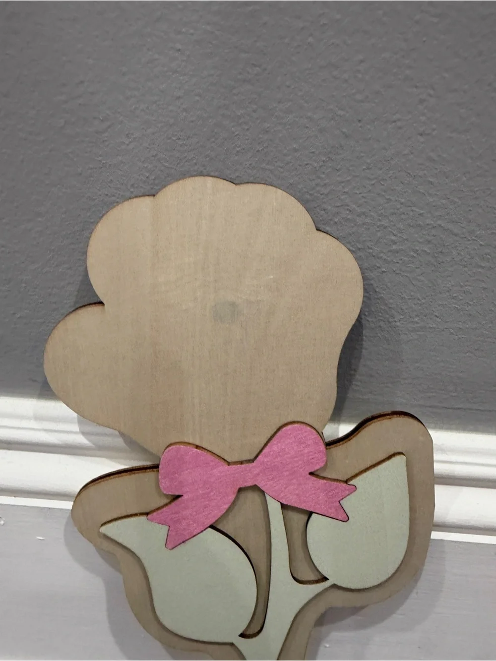 NWOT CUSTOM MADE 11” in Handprint Flower for Newborns/Infants